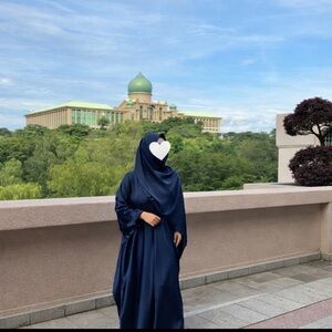 butterfly abaya dress kaftan with hijab not veiled collection